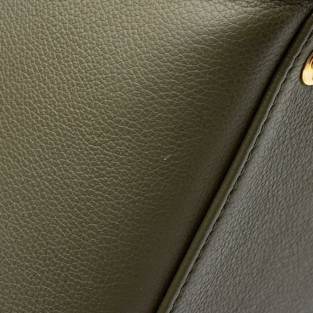 Louis Vuitton Calfskin Monogram Canvas On My Side MM Tote - Picture 12 of 14